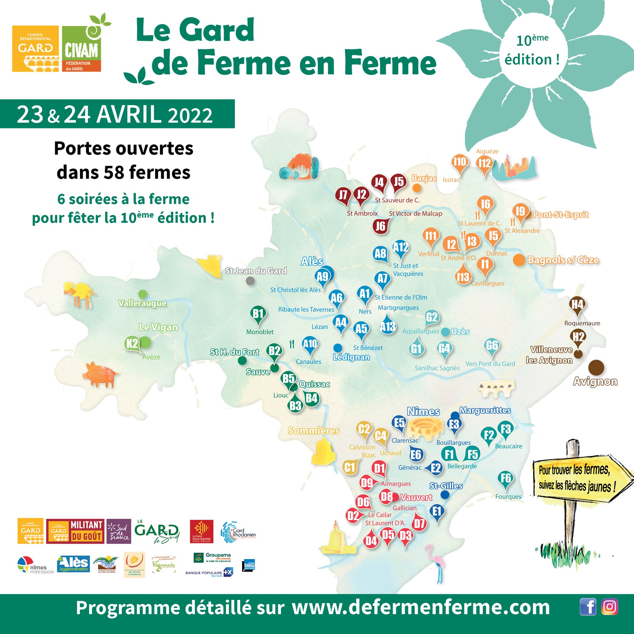 carte de ferme en ferme 2020